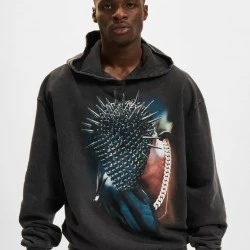 Мъжки суичър с качулка в черен цвят  Mister Tee Thorned Mask Hoody