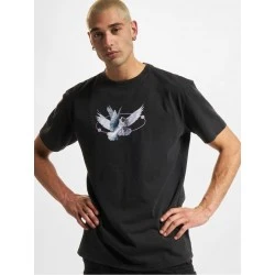 Мъжка тениска в черен цвят Mister Tee Vive la Liberte
