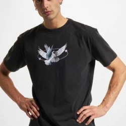 Мъжка тениска в черен цвят Mister Tee Vive la Liberte