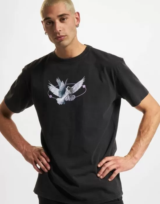 Мъжка тениска в черен цвят Mister Tee Vive la Liberte, Тениски - Hoodstyle.bg