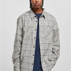 Мъжка дълга карирана риза Urban Classics Long Shirt