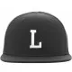Шапка с козирка в сиво Letter Snapback L, Шапки с козирка - Hoodstyle.bg