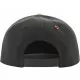 Шапка с козирка в сив и черен цвят Letter Snapback E, Шапки с козирка - Hoodstyle.bg