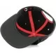 Шапка с козирка в сив и черен цвят Letter Snapback H, Шапки с козирка - Hoodstyle.bg