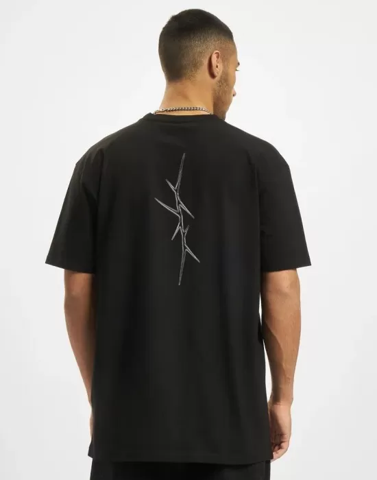 Мъжка тениска в черен цвят Mister Tee Thorned Mask, Тениски - Hoodstyle.bg