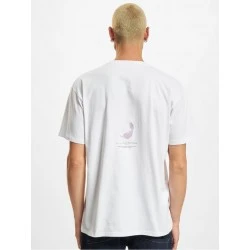 Мъжка тениска в бял цвят Mister Tee Vive la Liberte 