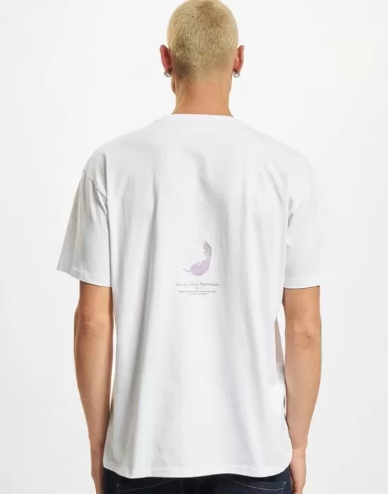 Мъжка тениска в бял цвят Mister Tee Vive la Liberte, Тениски - Hoodstyle.bg