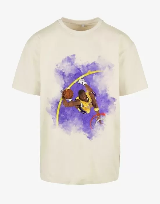 Мъжка тениска в цвят екрю Mister Tee Basketball Clouds 2.0, Тениски - Hoodstyle.bg