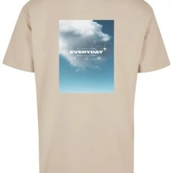 Мъжка тениска в бежов цвят Mister Tee Everyday
