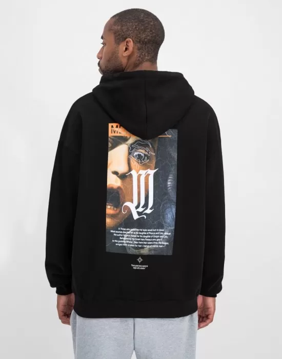 Мъжки суичър с качулка в черен цвят Mister Tee Dusa Painting, Суичъри - Hoodstyle.bg