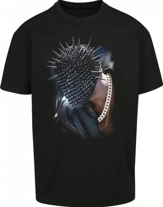 Мъжка тениска в черен цвят Mister Tee Thorned Mask, Тениски - Hoodstyle.bg