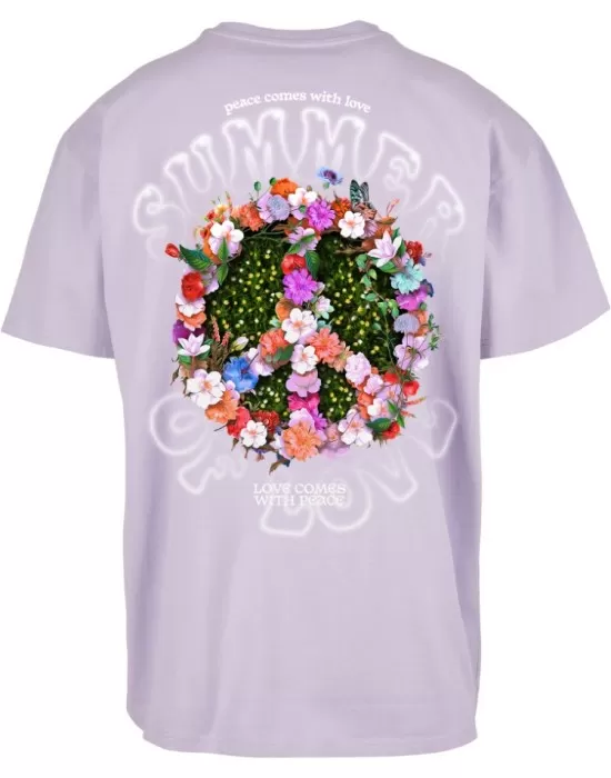 Мъжка тениска в лилав цвят Mister Tee Summer Of Love, Тениски - Hoodstyle.bg