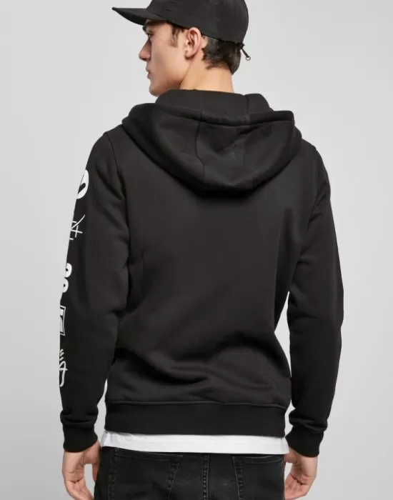 Мъжки суичър в черен цвят Merchcode Linkin Park Anniversary, Суичъри с цип - Hoodstyle.bg