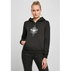 Дамски суичър в черен цвят Mister Tee Ladies Moth Hoody black 