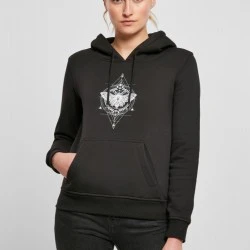 Дамски суичър в черен цвят Mister Tee Ladies Moth Hoody black 