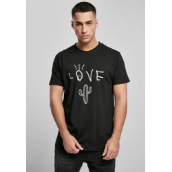 Мъжка тениска в черен цвят Mister Tee Love Cactus Tee black 