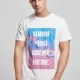 Мъжка тениска в бял цвят Mister Tee Wish you were here Tee white, Тениски - Hoodstyle.bg