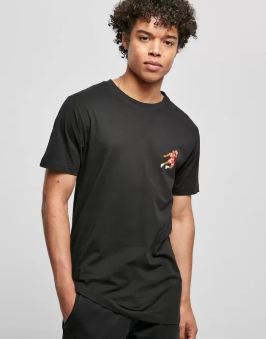 Мъжка тениска в черен цвят Mister Tee Small Basketball Player Tee black, Тениски - Hoodstyle.bg