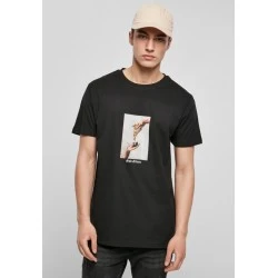Мъжка тениска в черен цвят Mister Tee God Given Pizza Tee black 