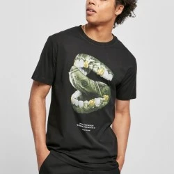 Мъжка тениска в черен цвят Mister Tee Money Mouth Tee black 