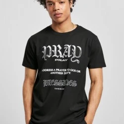 Мъжка тениска в черен цвят Pray Variation Tee black 