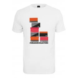 Мъжка тениска в бял цвят Mister Tee Sneaker Collector 