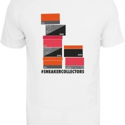 Мъжка тениска в бял цвят Mister Tee Sneaker Collector 