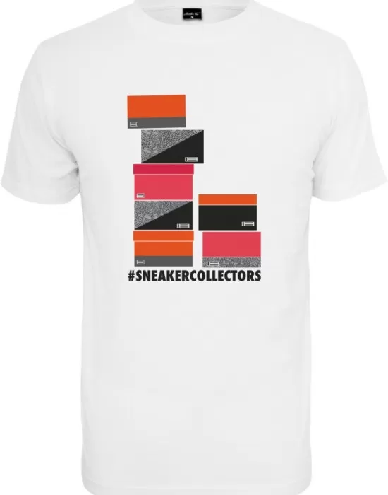Мъжка тениска в бял цвят Mister Tee Sneaker Collector, Тениски - Hoodstyle.bg