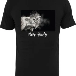 Мъжка тениска в черен цвят Mister Tee New Gods 