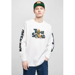 Мъжка блуза в бял цвят Mister Tee Space Jam Taz Pose