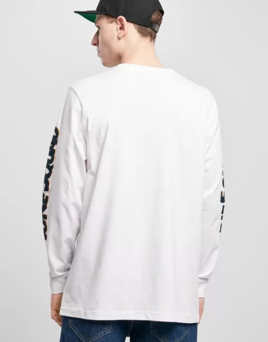 Мъжка блуза в бял цвят Mister Tee Space Jam Taz Pose, Блузи - Hoodstyle.bg