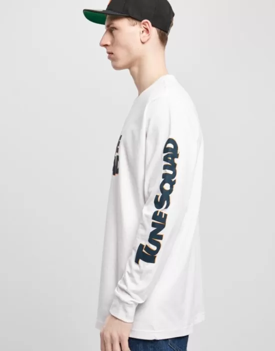 Мъжка блуза в бял цвят Mister Tee Space Jam Taz Pose, Блузи - Hoodstyle.bg