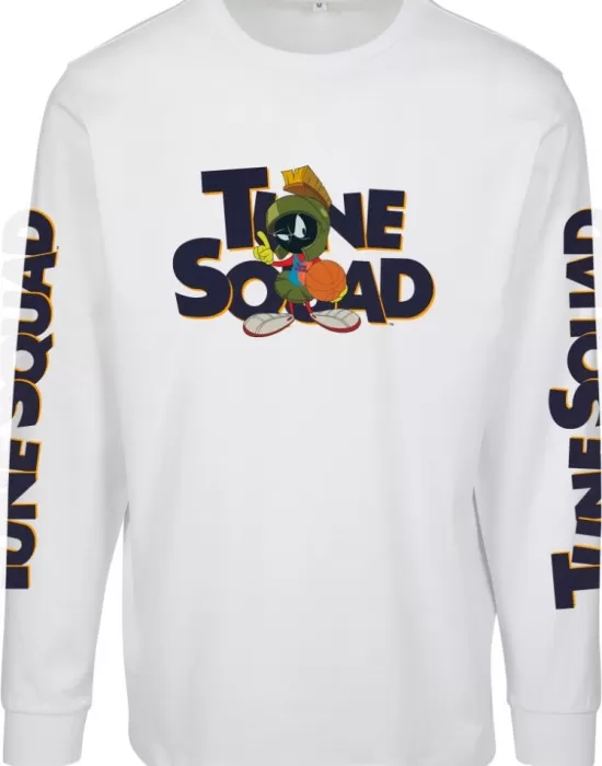 Мъжка блуза в бял цвят Mister Tee Space Jam Taz Pose, Блузи - Hoodstyle.bg