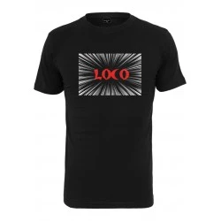 Мъжка тениска в черен цвят Mister Tee Loco 