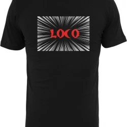 Мъжка тениска в черен цвят Mister Tee Loco 