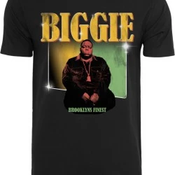 Мъжка тениска в черен цвят Mister Tee Biggie Finest