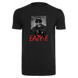 Мъжка тениска в черен цвят Mister Tee Eazy E Logo 