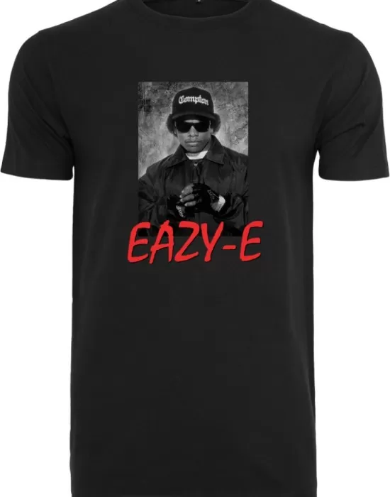 Мъжка тениска в черен цвят Mister Tee Eazy E Logo, Тениски - Hoodstyle.bg