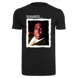 Мъжка тениска в черен цвят Mister Tee Biggie Remember 