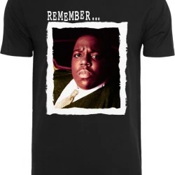 Мъжка тениска в черен цвят Mister Tee Biggie Remember 