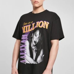 Тениска в черен цвят Mister Tee Aaliyah One In A Million 