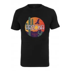 Мъжка тениска в черен цвят Mister Tee American Life Arizona