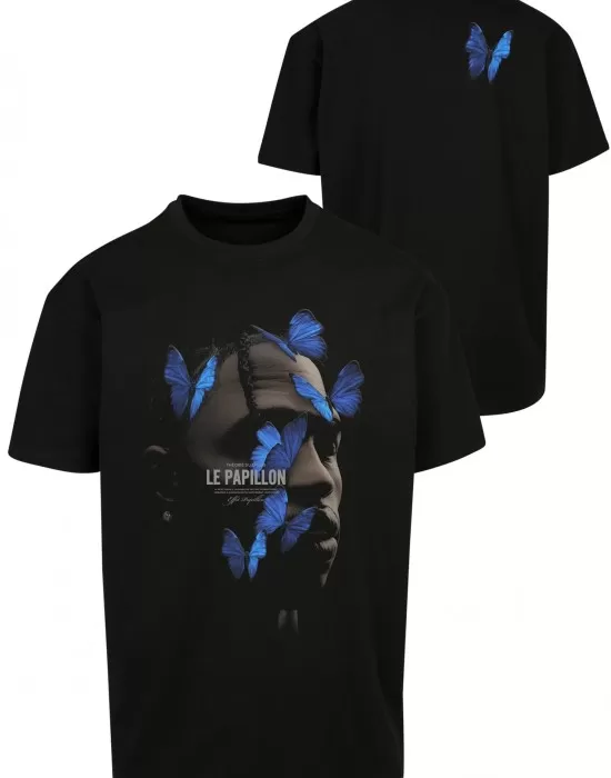 Мъжка тениска в черно Mister Tee Le Papillon, Тениски - Hoodstyle.bg