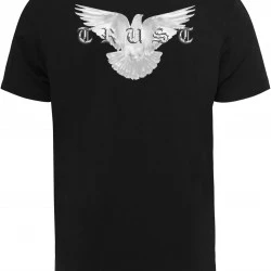 Мъжка тениска в черен цвят Mister Tee Trust Dove