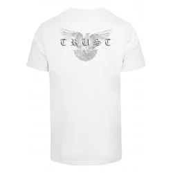 Мъжка тениска в бял цвят Mister Tee Trust Dove