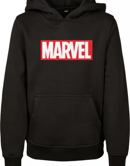 Детски суичър в черен цвят Mister Tee Kids Marvel Logo, Деца - Hoodstyle.bg