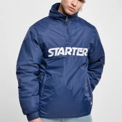 Мъжко яке STARTER Logo Half Zip в син цвят