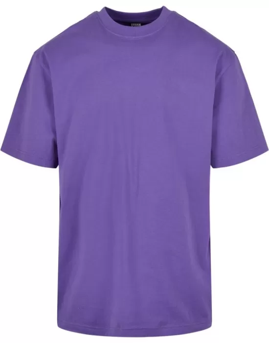 Мъжка изчистена тениска в лилав цвят Urban Classics Tall ultraviolet, Тениски - Hoodstyle.bg