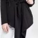 Дамска жилетка с качулка в черен цвят Urban Classics  Ladies Hooded Sweat Cardigan black, Жилетки - Hoodstyle.bg