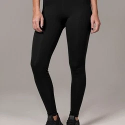 Дамски клин в черен цвят Urban Classics Ladies Logo Leggings black 